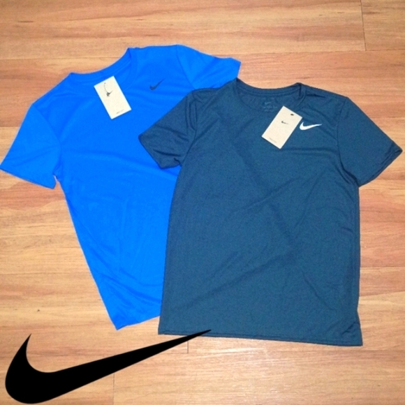 NWT Nike Dri-Fit TShirts- ARMORY NAVY & GAME ROYAL - Picture 1 of 7